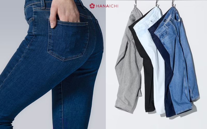 Quần Jeans UNIQLO dễ phối đồ với nhiều phong cách khác nhau