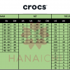 Hướng dẫn chọn size giày dép CROCS chính xác nhất