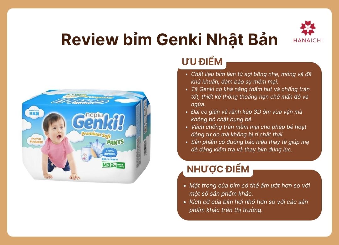 Bỉm Genki Nhật Bản