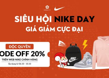 Hanaichi ra mắt chương trình sale Nike Day từ ngày 5/10/2022