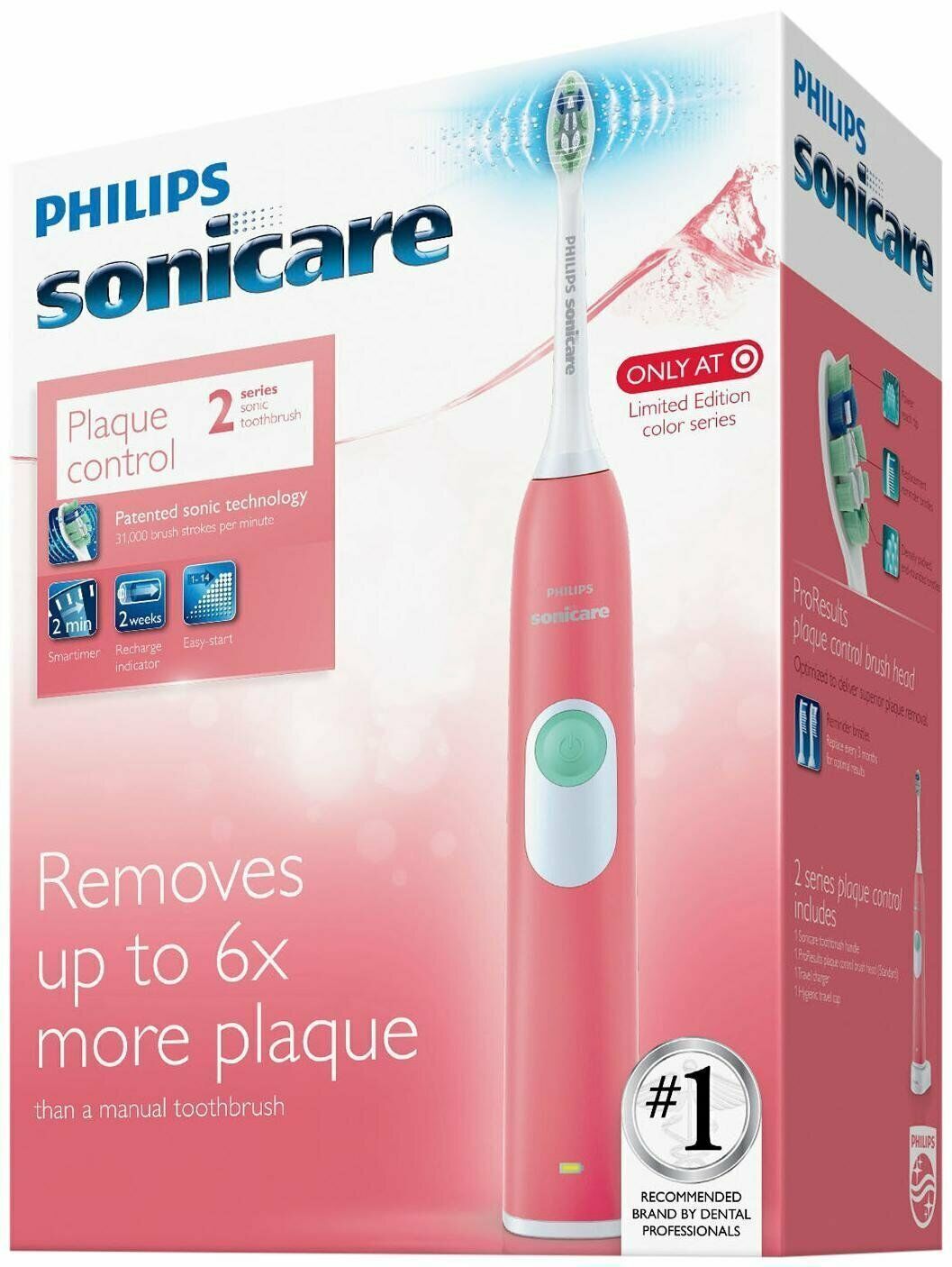 Philips Sonicare 2 Series Plaque Control có mức giá khá "dễ chịu" mà vẫn đảm bảo hiệu quả làm sạch