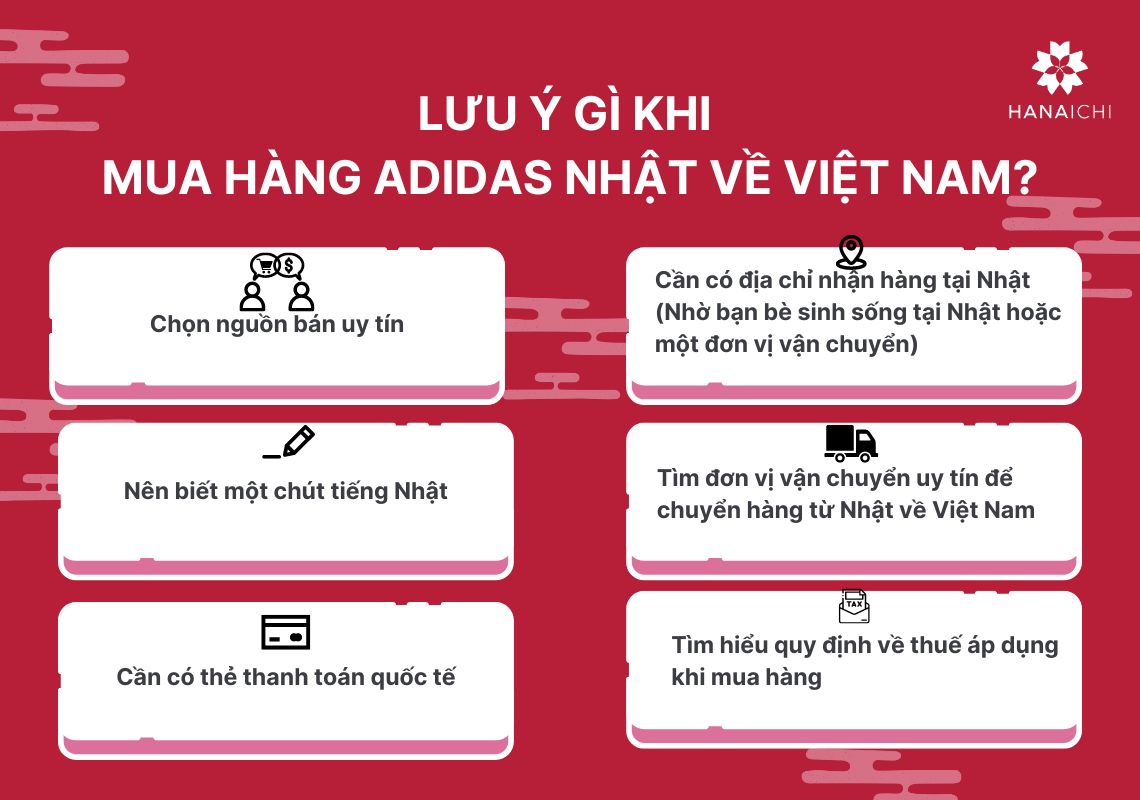 Lưu ý gì khi mua hàng Adidas Nhật về Việt Nam?