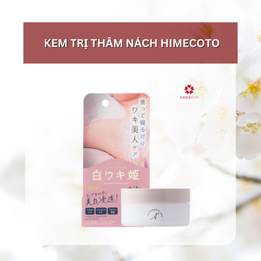 Kem trị thâm nách Himecoto có tác dụng tẩy sạch tế bào chết