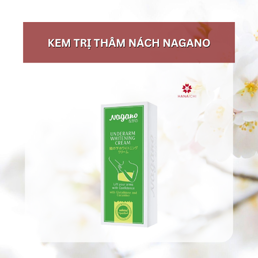 Kem trị thâm nách Nagano giúp khử mùi cơ thể và làm trắng sáng da