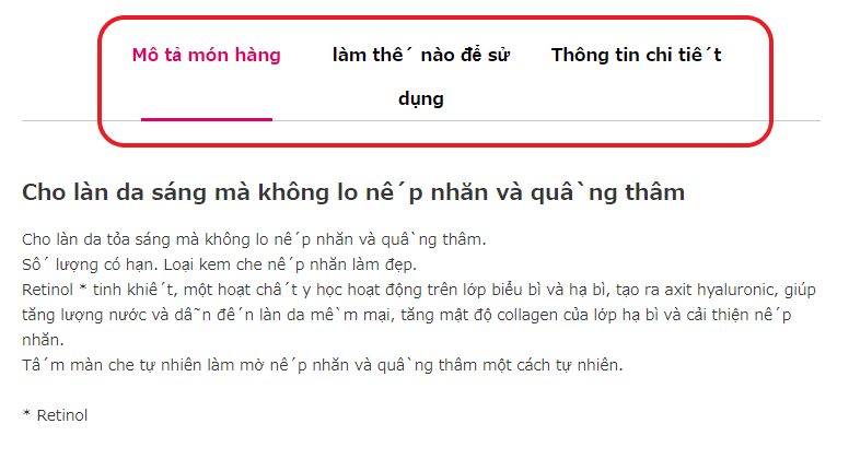  tìm hiểu về thành phần và công dụng của sản phẩm