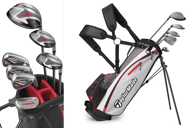 TaylorMade Phenom K50 8 Piece là bộ gậy phù hợp nhất với các bé có độ tuổi từ 5 đến 9.