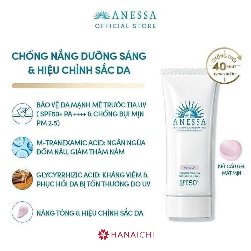 Kem chống nắng nâng tone của Nhật 9