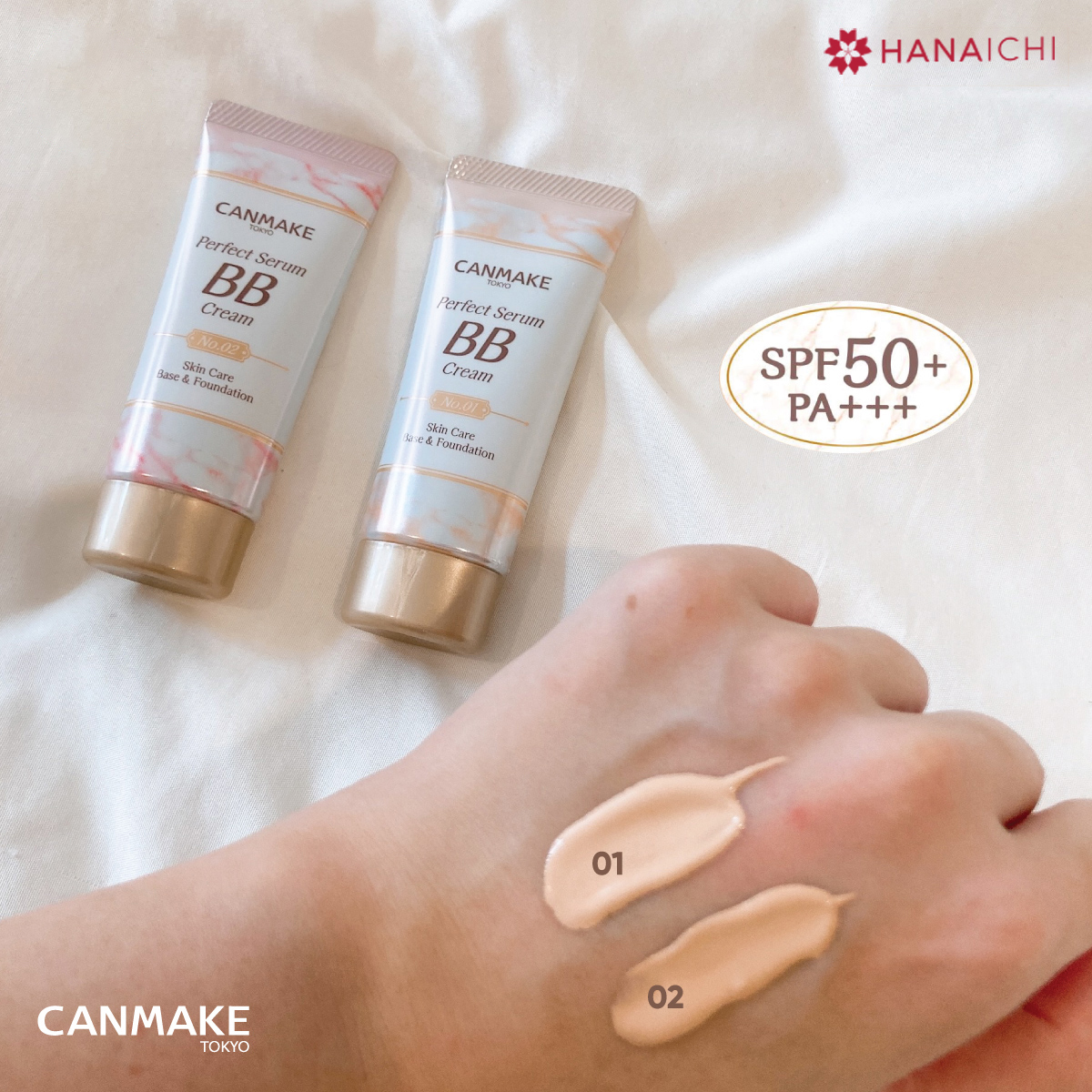 Kem nền Canmake Perfect Serum BB Cream SPF50/PA+++