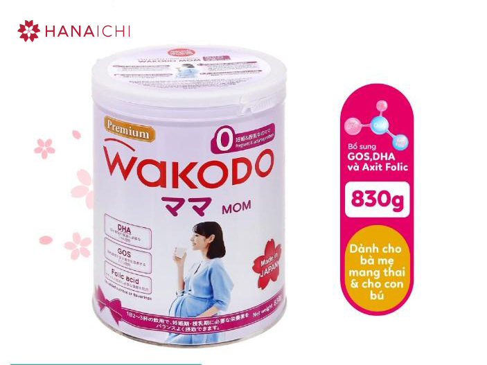 Sữa bầu Nhật Bản Wakodo thích hợp cho cả phụ nữ mang thai và cho con bú