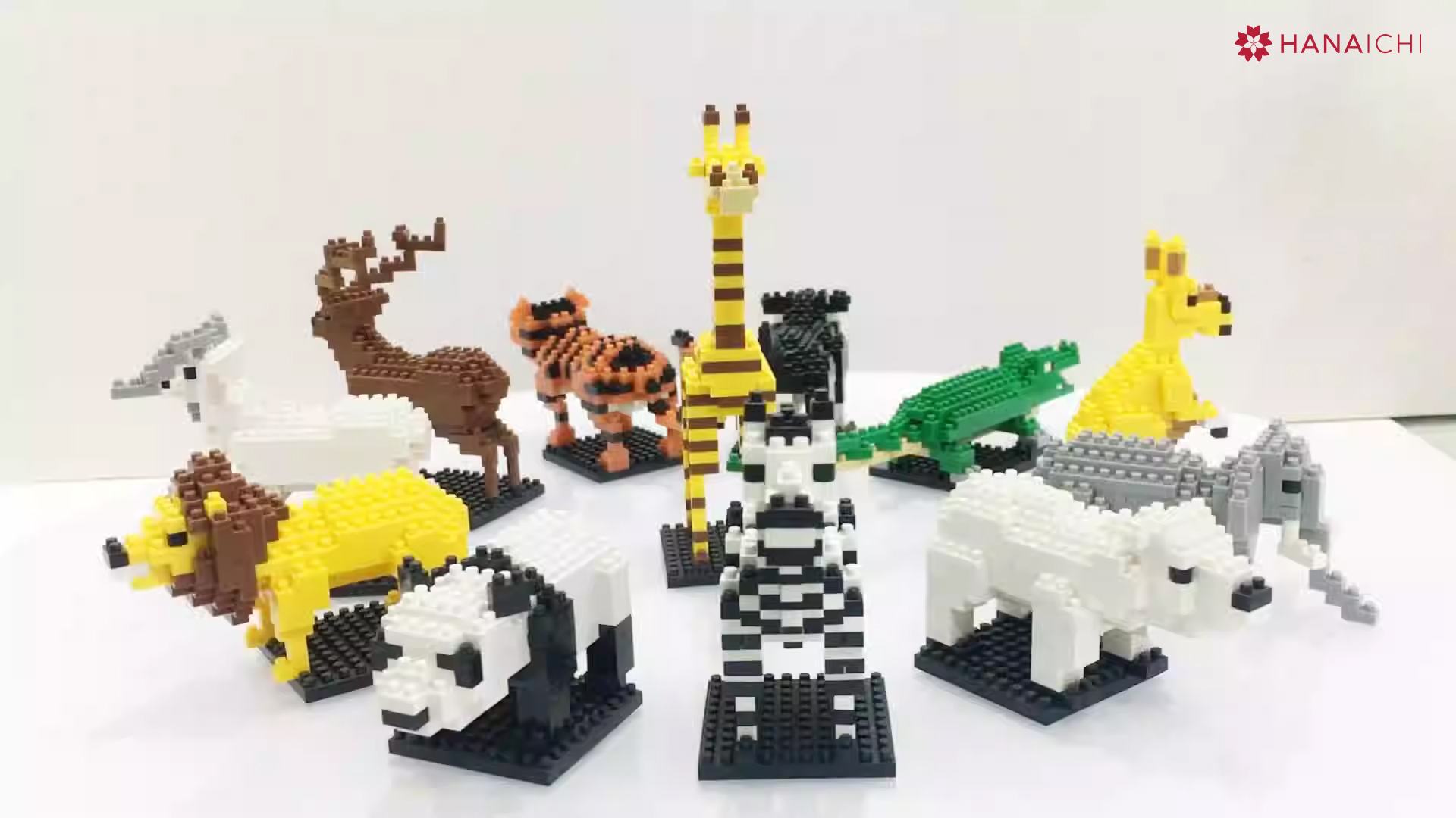 Bộ Nanoblock Animals gây thích thú với mô hình các loài động vật