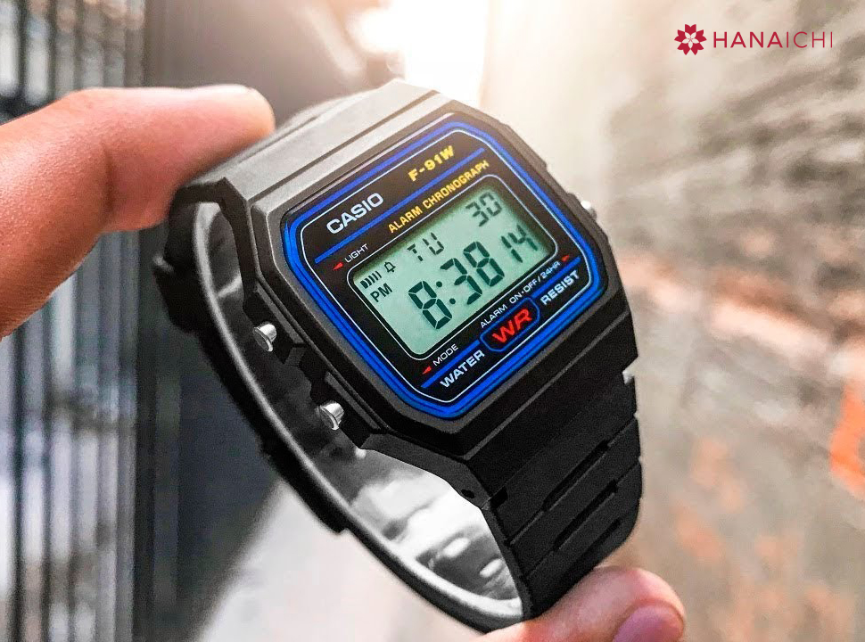 Casio F91W - Mẫu đồng hồ giá rẻ nổi tiếng của Casio