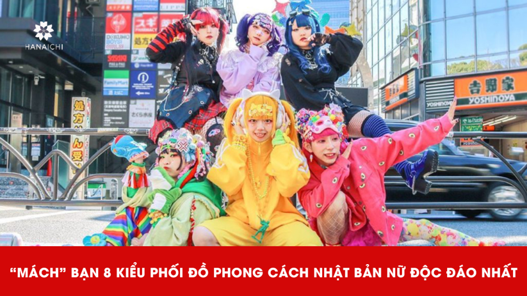 phối đồ phong cách nhật bản nữ