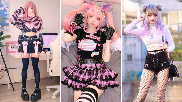 Phong cách Pastel Goth gây ấn tượng bởi sự đối lập về màu sắc. 