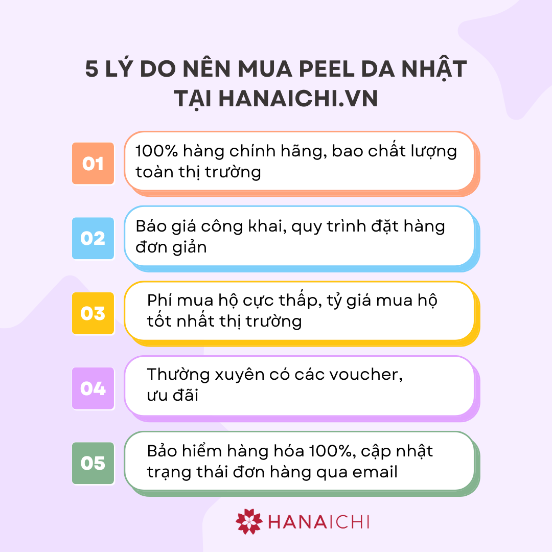 Hanaichi - Giúp bạn mua mọi loại peel da nội địa Nhật