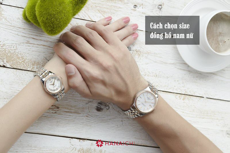 Nếu bạn có cổ tay vừa, nên chọn mặt đồng hồ có kích thước 38 đến 42mm