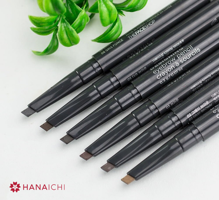 Chống thấm nước, bền màu cả ngày là ưu điểm của Mizuno Eyebrow Pencil