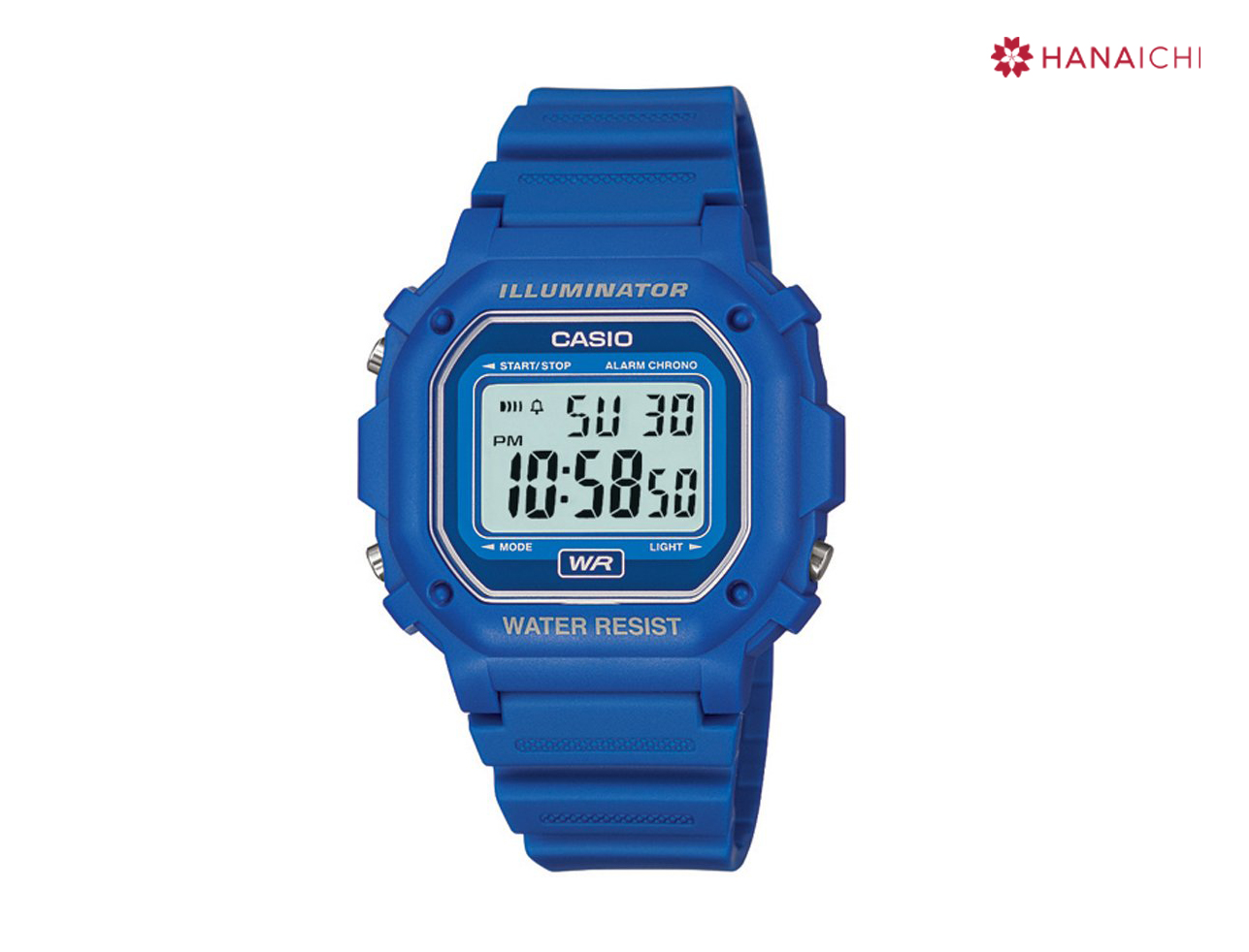 Casio F-108WH-2A có màn hình LCD rõ nét