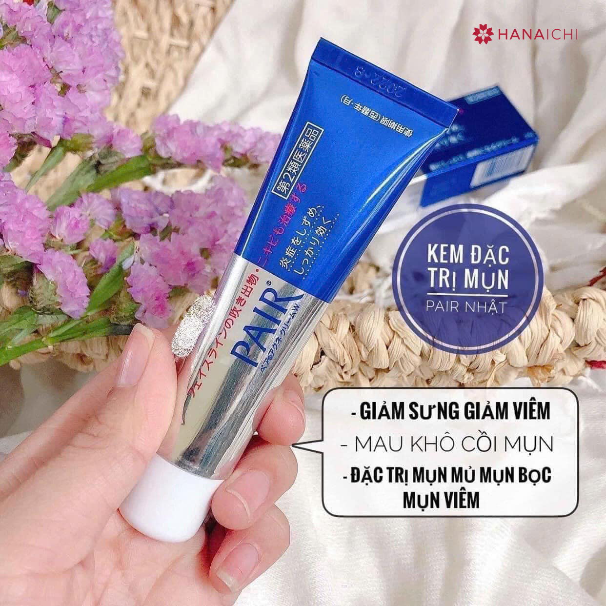 Lion Pair Acne Cream W có khả năng giảm sưng tấy, làm dịu da