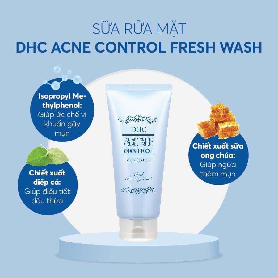 DHC Medicated Acne Control Fresh Foaming Wash