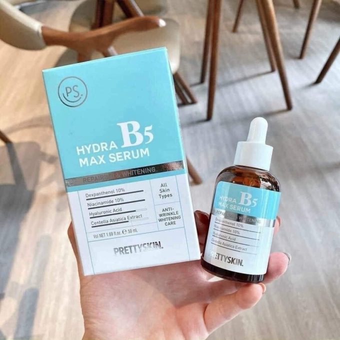 Serum B5 Pretty Skin giúp chăm sóc làn da toàn diện từ trong ra ngoài. 