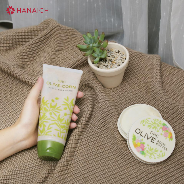 DHC Olive-Corn Body Scrub & Polish phù hợp da nhạy cảm