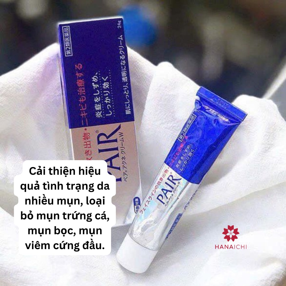 Kem Pair Acne giúp làm dịu nốt mụn viêm, giảm sưng và ngăn ngừa mụn tái phát 