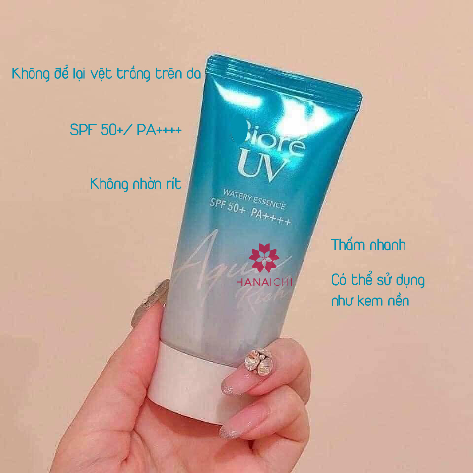 Biore UV Aqua Rich Watery Essence - Kem chống nắng bình dân được nhiều người ưa chuộng