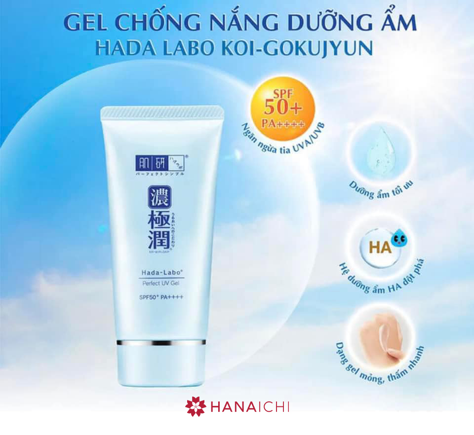 Gel chống nắng dưỡng ẩm Hada Labo UV White Gel