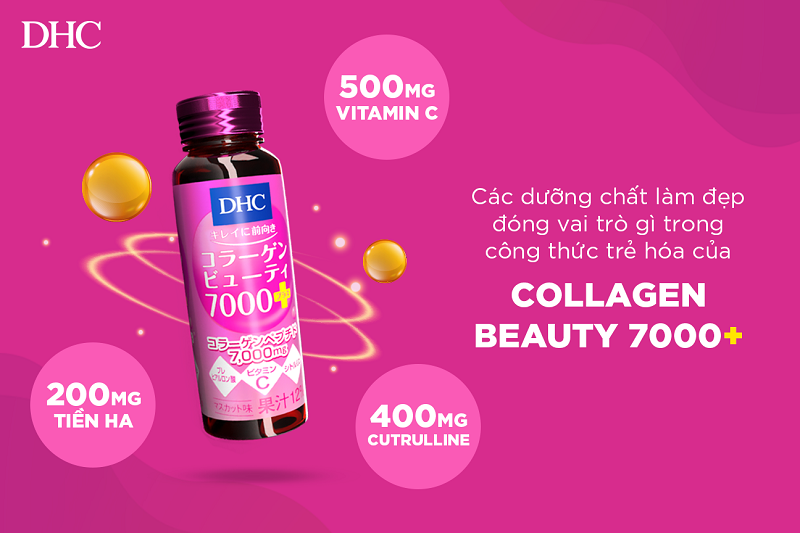 Collagen nước DHC Beauty 7000 Plus rất dễ sử dụng 