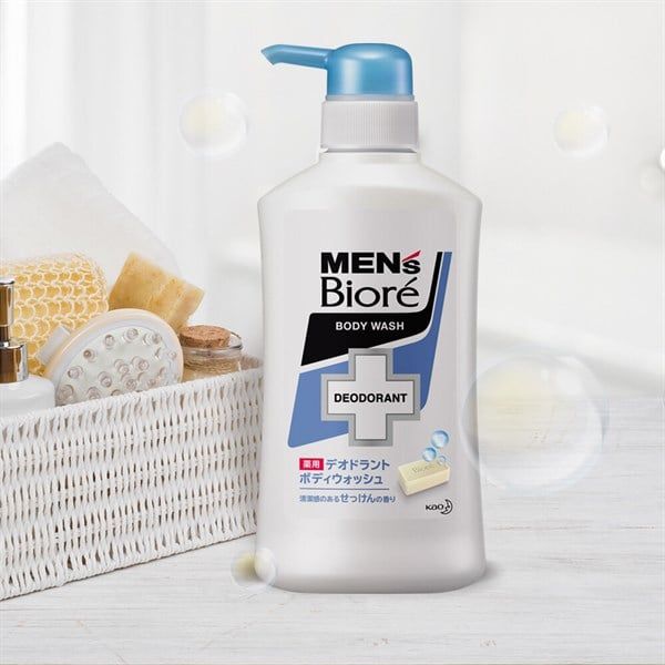 Sữa tắm Men's Biore Body Wash Deodorant vừa giúp làm sạch hiệu quả vừa mang lại cảm giác dễ chịu, sảng khoái.