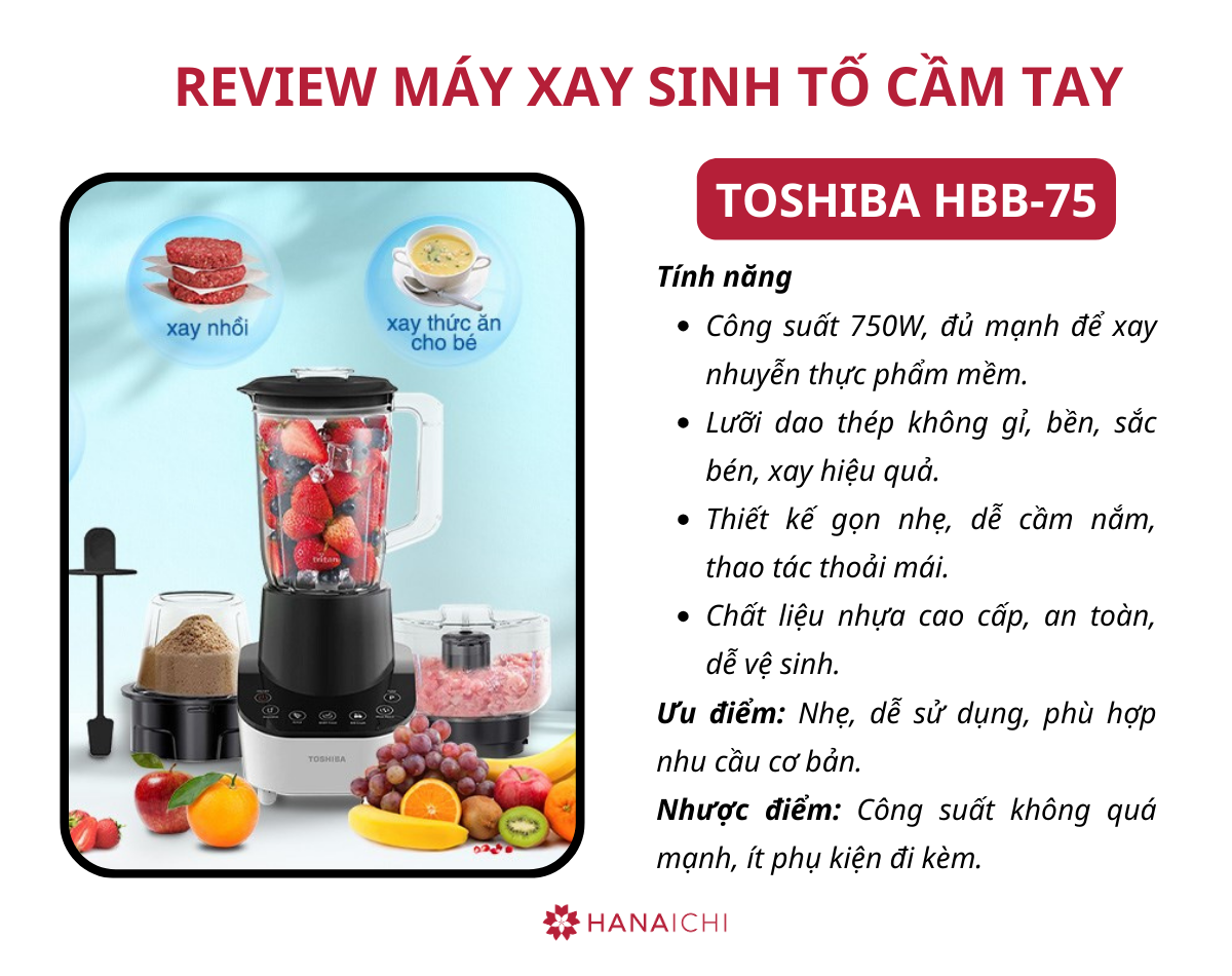 Máy xay sinh tố cầm tay