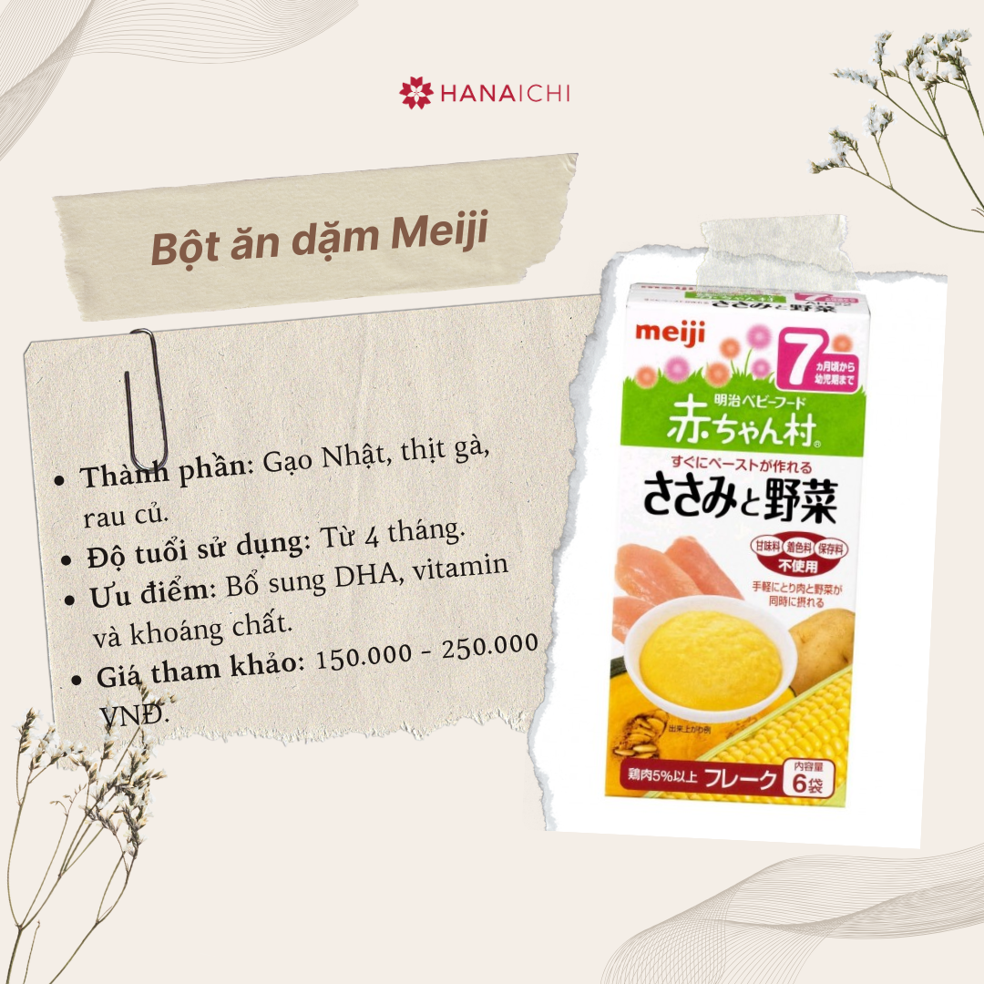 Bột ăn dặm Meiji