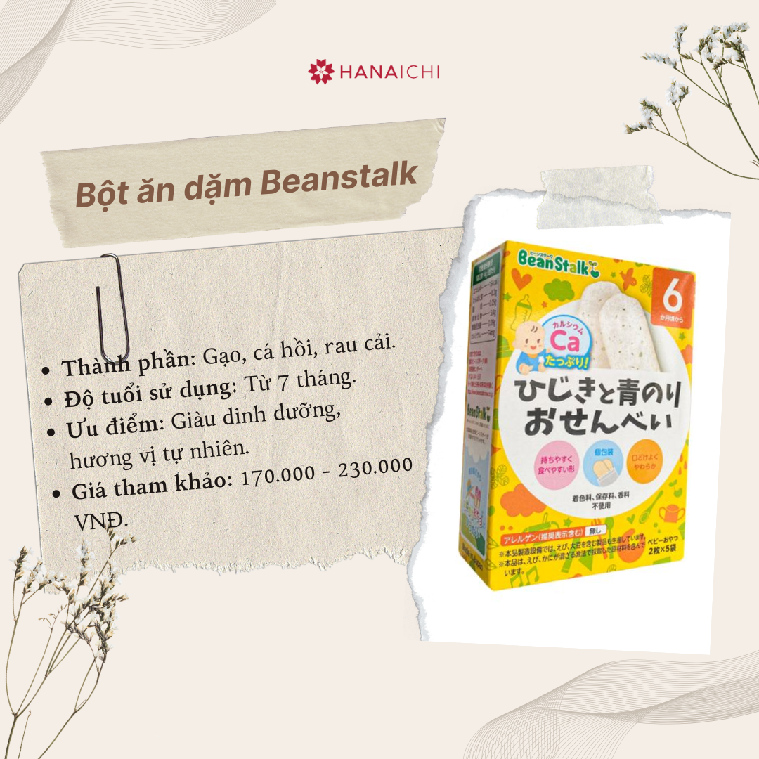 Bột ăn dặm (bánh ăn dặm) Beanstalk