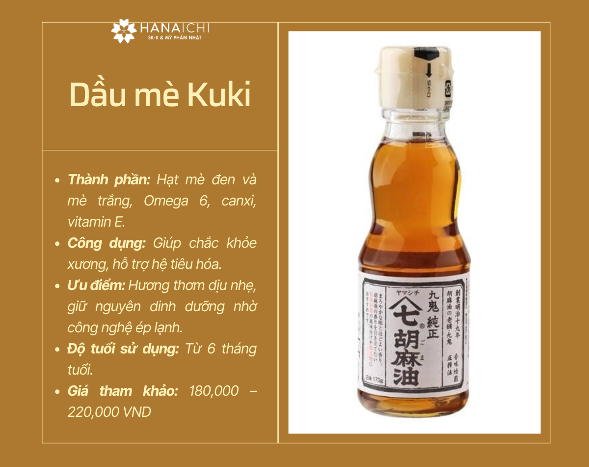 Dầu mè Kuki 