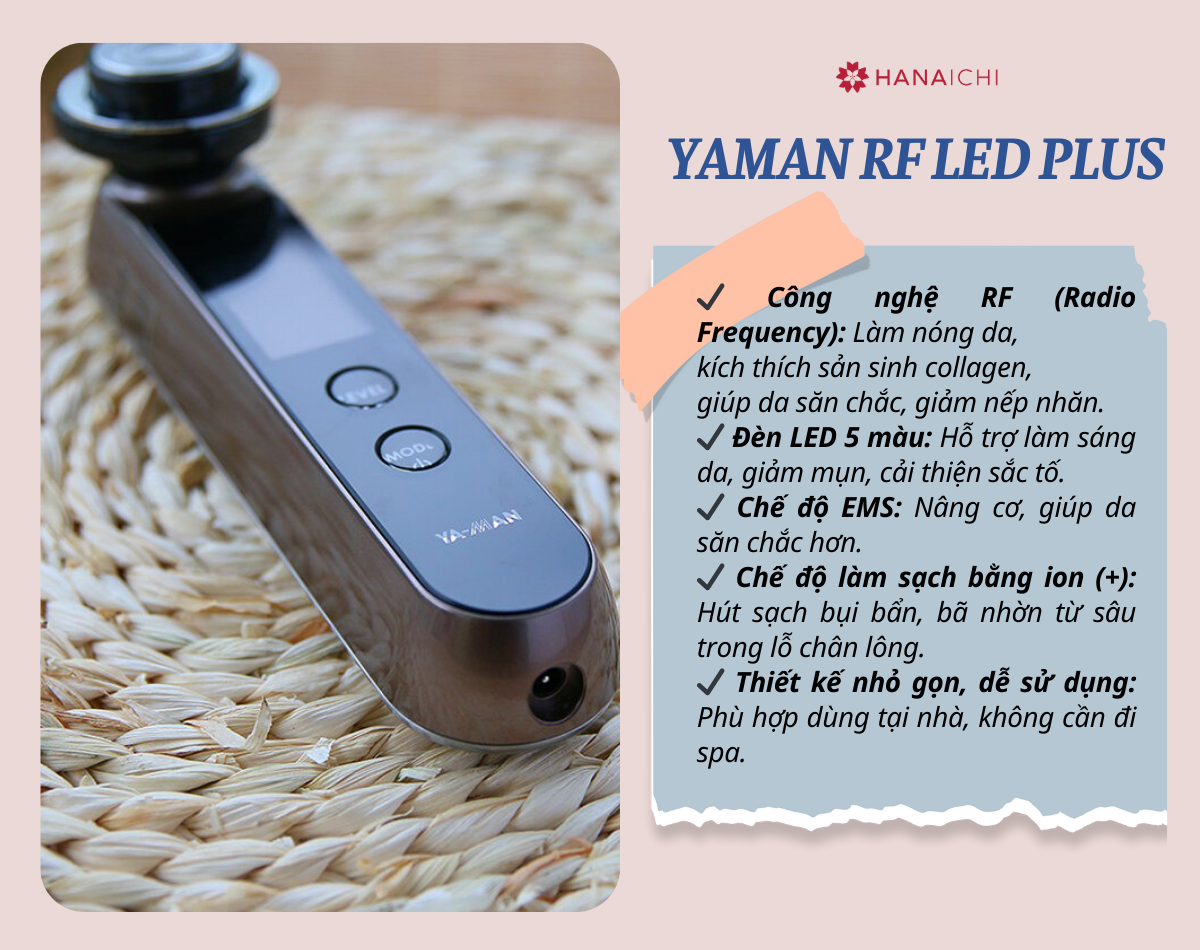 Yaman RF LED Plus sở hữu công nghệ sóng RF 