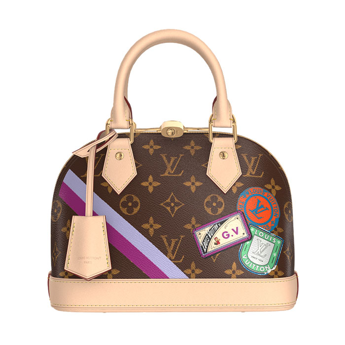 LV Alma BB Monogram Vernis