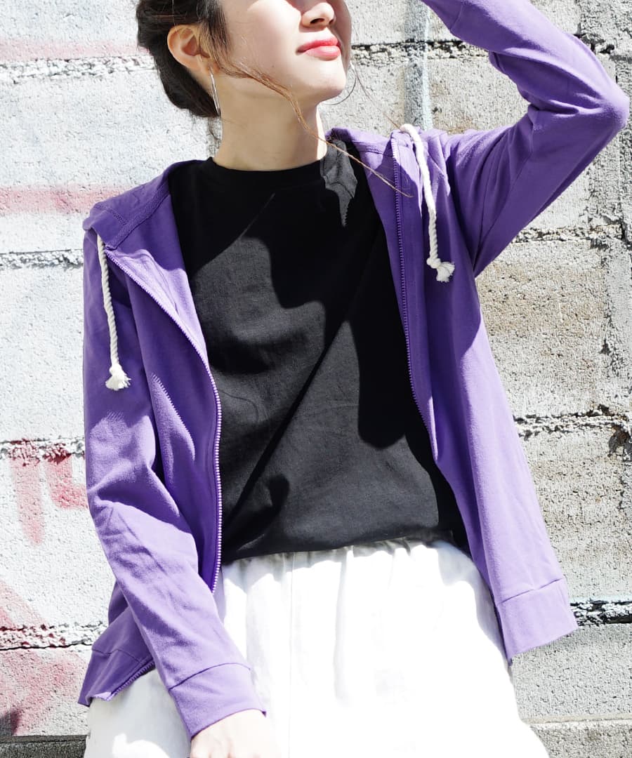 Áo chống nắng cotton nội địa Nhật mã 32566-1800218-purple size XL