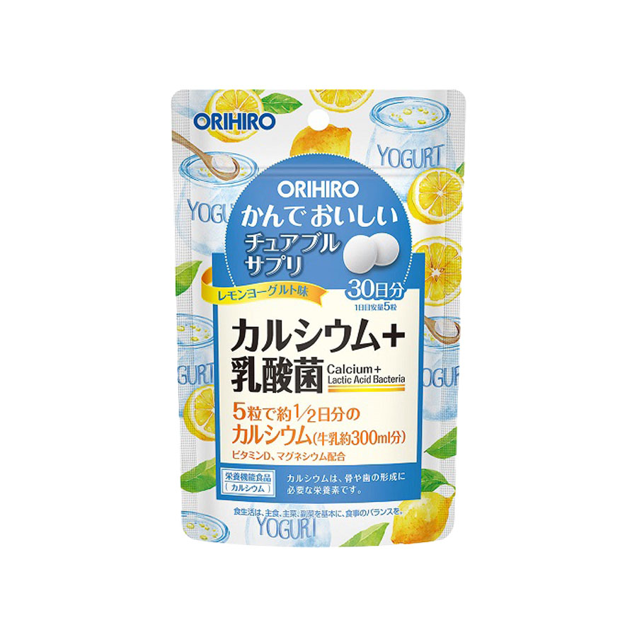 Viên kẹo ngậm bổ sung Canxi và Lợi khuẩn Orihiro 150 viên - Hanaichi Store
